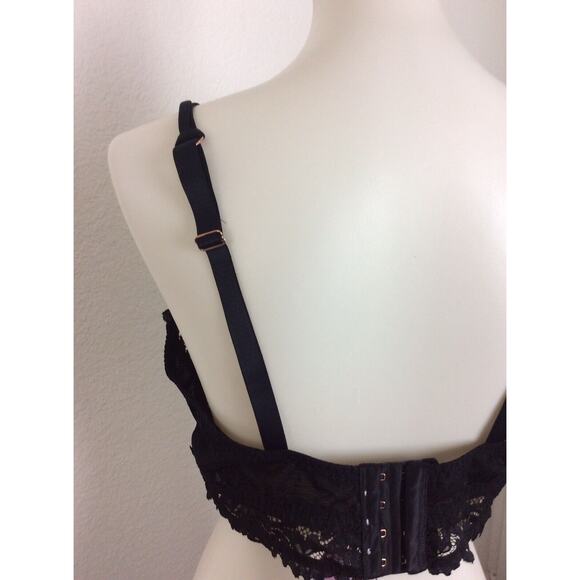 Savage x Fenty Lingerie Bra Lace Trim Swiss Dot Sheer - Picture 8 of 11